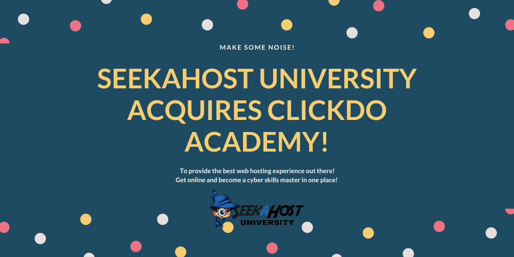 SeekaHost-university-acquires-ClickDo-academy-announcement